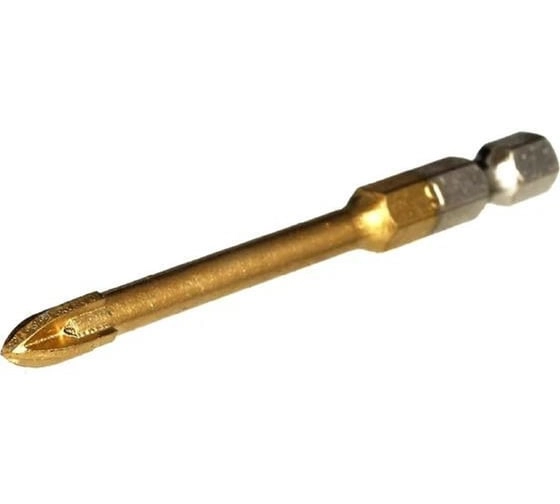 Сверло по керамике и стеклу квадро 6 мм GOLD Diamond Industrial