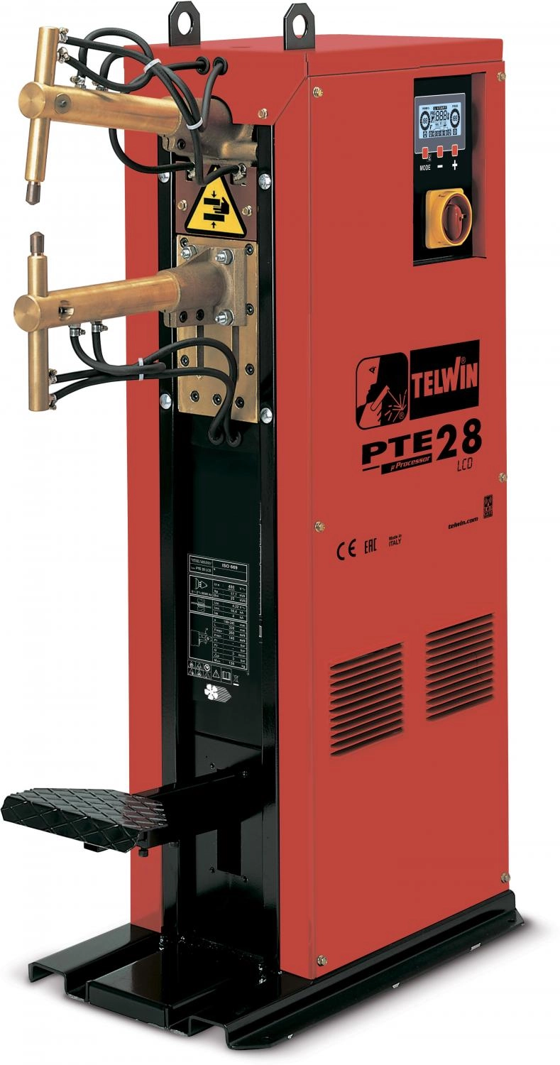 фото сварочный аппарат telwin pte 28 lcd 400v