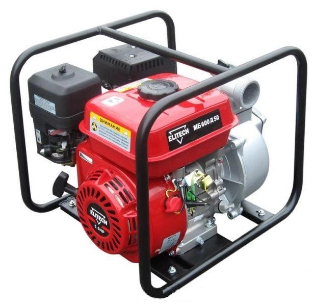 фото мотопомпа elitech мб 600 д 50
