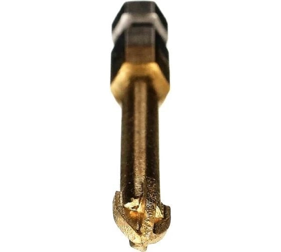 Сверло по керамике и стеклу квадро 6 мм GOLD Diamond Industrial