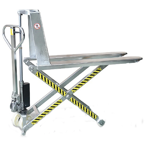 фото гальваническая тележка с ножничным подъемом oxlift oxh-10gal