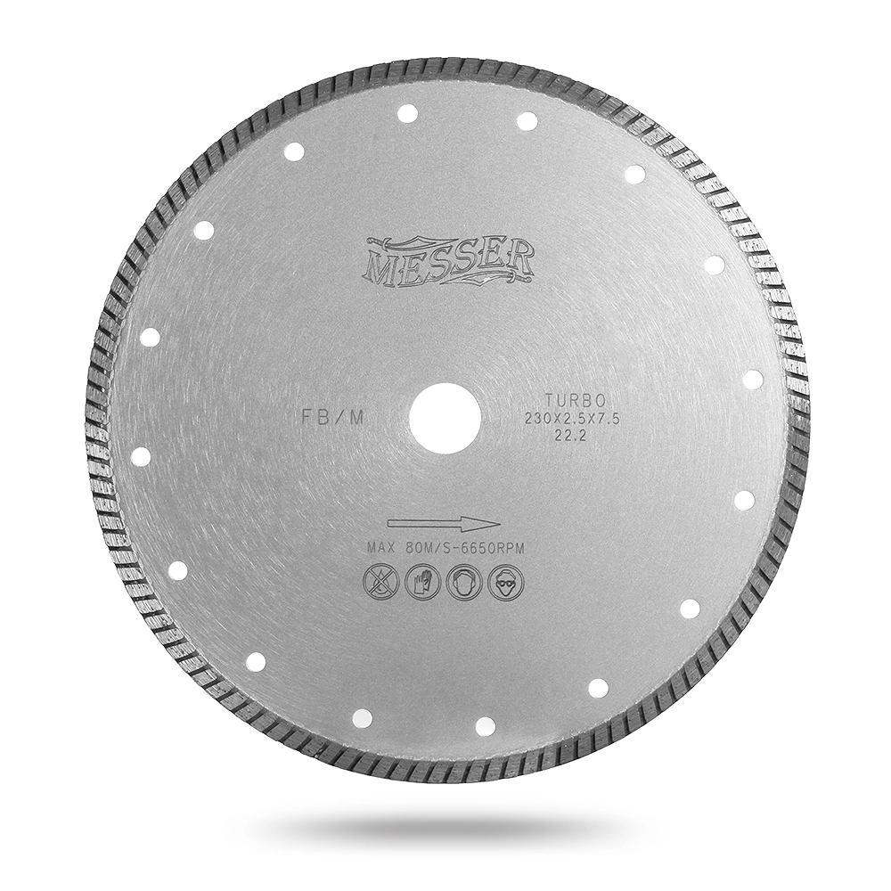 Диск турбо для резки бетона FB/M, сухой, 150D-2.3T-7.5W-22.2