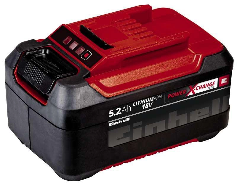 фото аккумулятор einhell 18в 5.2ач li-ion (pxc 18в 5.2 ач plus (4511437))