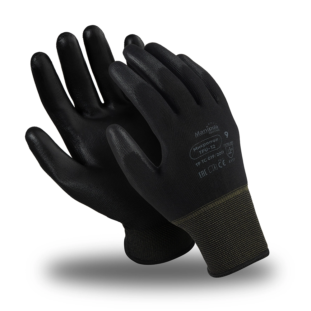 фото перчатки manipula specialist® микропол (нейлон+полиуретан), tpu-12/mg-161