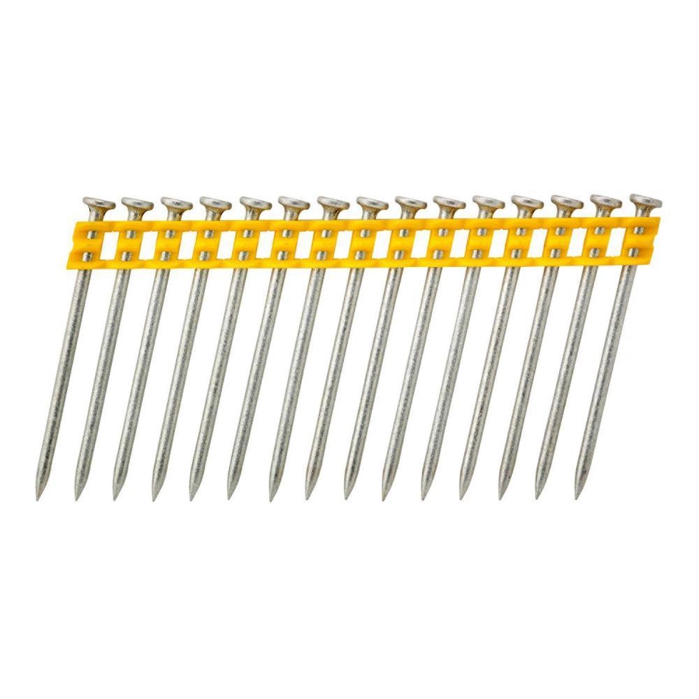 фото гвозди для степлера dewalt dcn8901050 желтые 2.6x50 мм 510 шт.