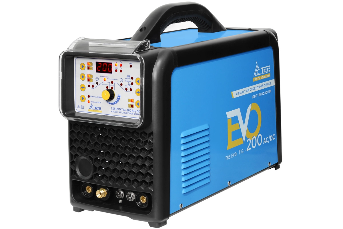 фото аппарат аргонодуговой сварки tss evo tig-200 ac/dc