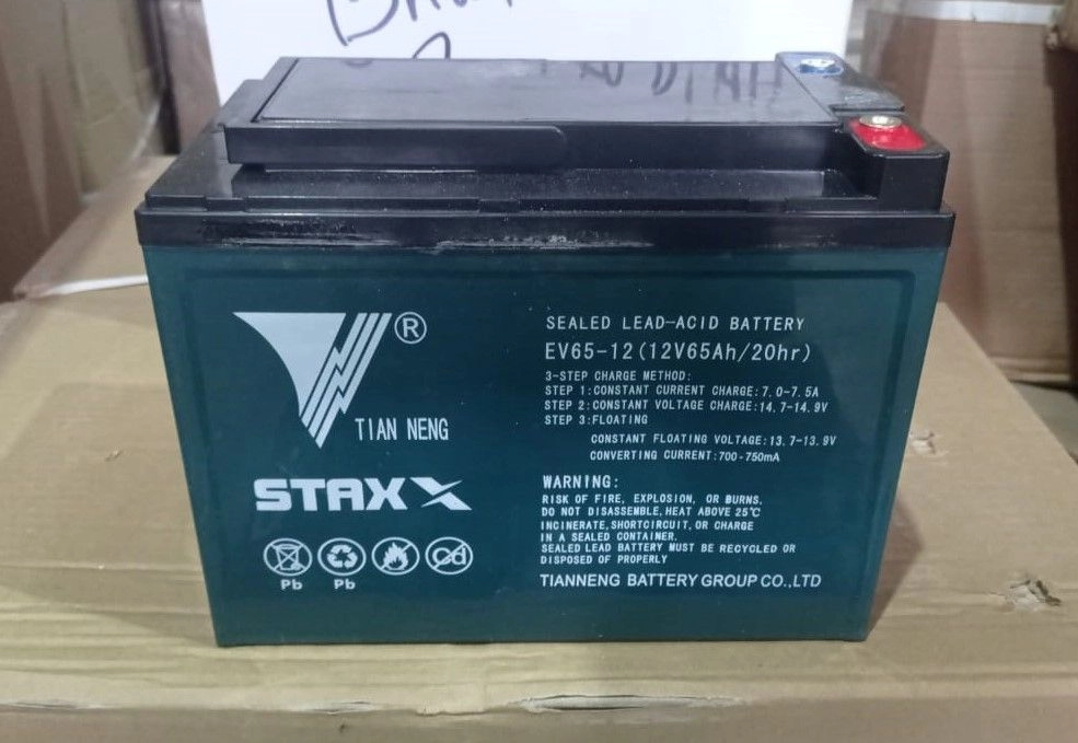фото аккумулятор для тележек wpt15-2 12v/65ah гелевый (gel battery)