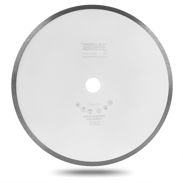 Диск сплошная кромка для резки мрамора M/X, мокрый, 350D-2.6T-10W-32/25,4