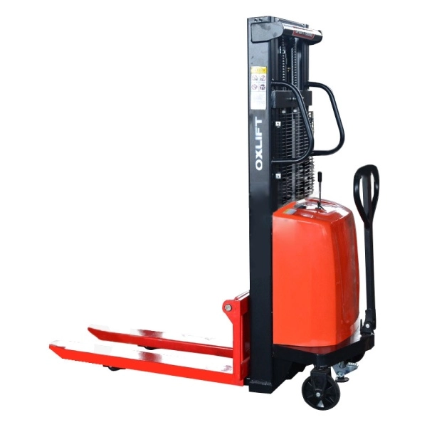 фото штабелер с электроподъемом ses 1525 oxlift 2500 мм 1500 кг