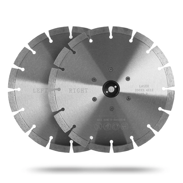 Диск алмазный MESSER CNB тип А, с фланцем, сухой, правый 230D-2.4T-12W-16S-22.2