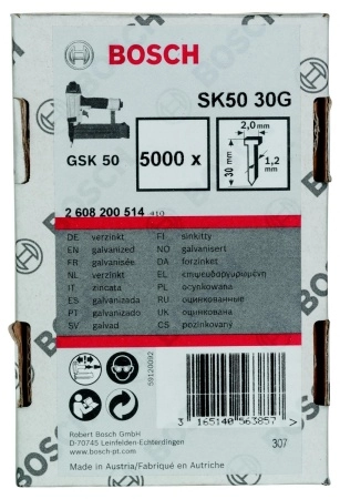 фото штифт bosch 1 х 1.25 х 30 мм 5000 шт. (2608200514)
