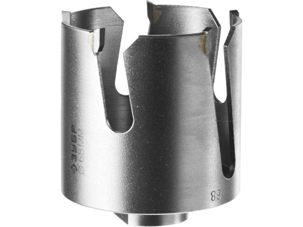 Коронка твердосплавная ЗУБР Ф60х55мм М16 (29514-60)