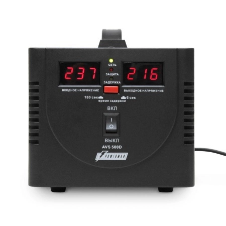 фото стабилизатор напряжения powerman avs 500d black