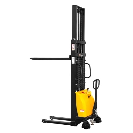 фото штабелер с электроподъемом bda 1535 (1500 кг; 3,5 м; 12в / 120ач) smartlift