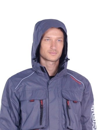 фото костюм демисезонный торнадо цвет серый ткань breathable