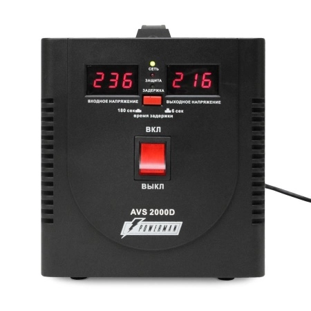 фото стабилизатор напряжения powerman avs 2000d black