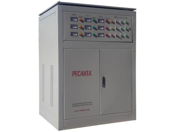 фото стабилизатор напряжения ресанта асн-100000/3-эм