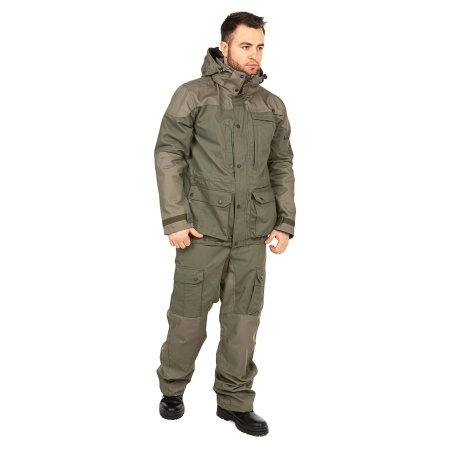 фото костюм росомаха (тк.cotton) брюки huntsman, хаки