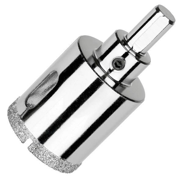 Алмазная коронка по керамограниту, плитке, кафелю 35 мм с центром Diamond Industrial
