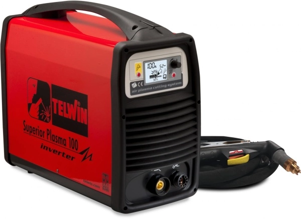 фото аппарат плазменной резки telwin superior plasma 100 hf 400v + acc.