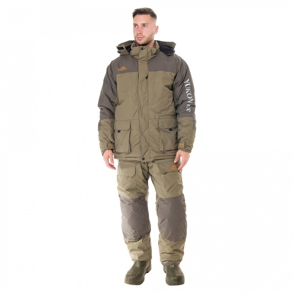 фото костюм зимний yukon ice (тк.breathable) п/к huntsman, хаки
