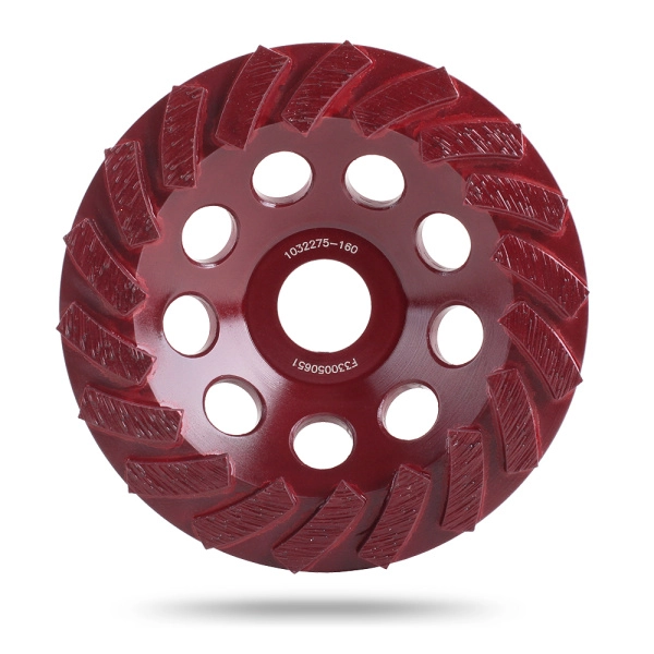 Чашка турбо для шлифовки бетона и гранита BG/M, 180D-5.5T-7.8W-22.2