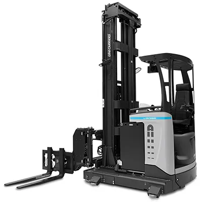 фото узкопроходной штабелер unicarriers