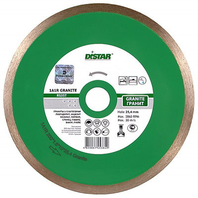 Алмазный диск DISTAR 1A1R 125X1,4X10X22,23 GRANITE