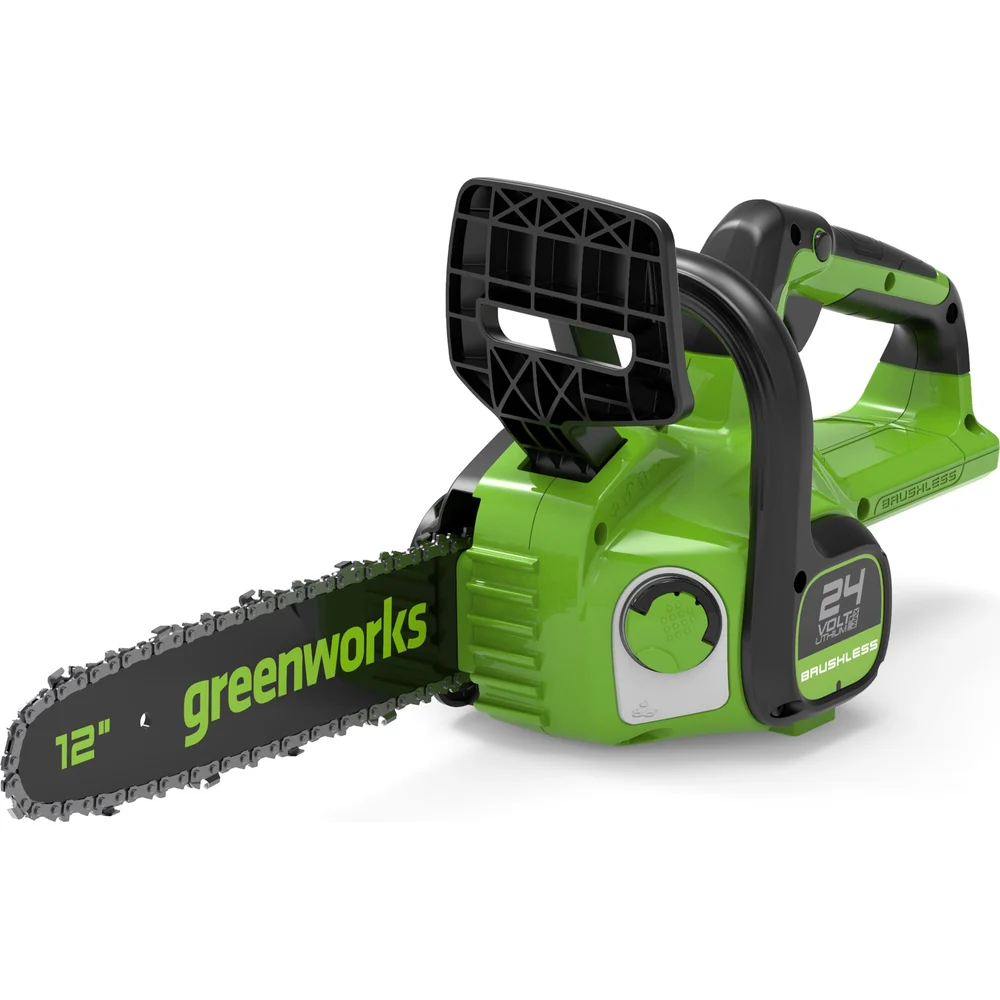 фото аккумуляторная цепная пила greenworks 2007007usb2