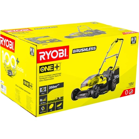 фото газонокосилка ryobi ry18lmx37a-0