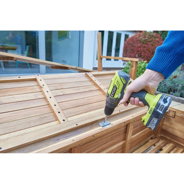 фото ударная дрель-шуруповерт ryobi r18pd2-220s one+