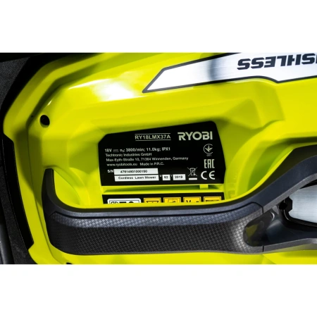 фото бесщеточная газонокосилка ryobi ry18lmx37a-150