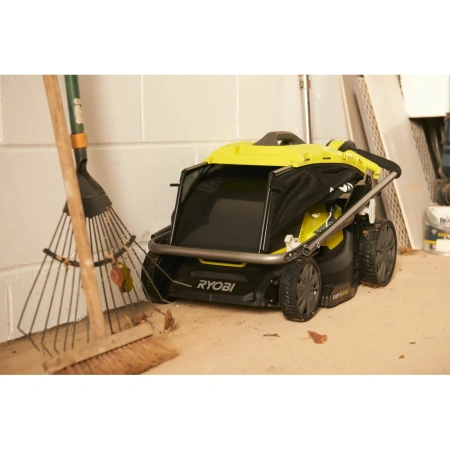 фото бесщеточная газонокосилка ryobi ry18lmx37a-150