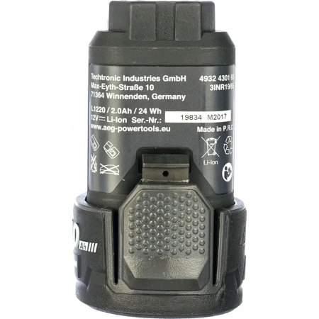 фото аккумулятор aeg l1220r pro li-ion