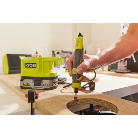 фото прямошлифмашина ryobi one+ rrt18-0