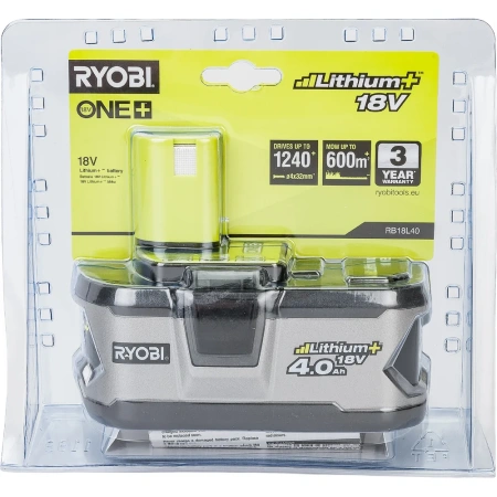 фото аккумулятор ryobi one+ rb18l40