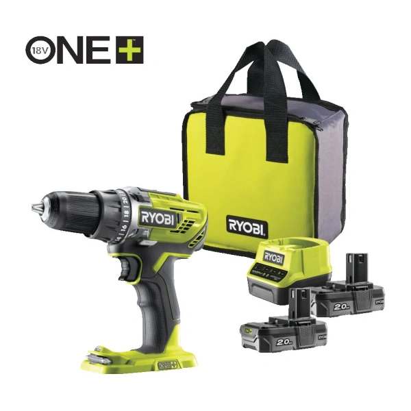 фото дрель-шуруповерт ryobi one+ r18dd3-220s