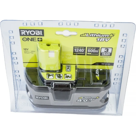 фото аккумулятор ryobi one+ rb18l40