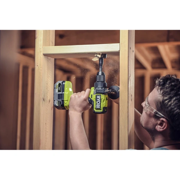 фото ударная дрель-шуруповерт ryobi rpd18x-2c52s
