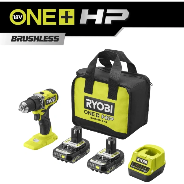 фото бесщеточная дрель-шуруповерт ryobi one+ rdd18c-220s