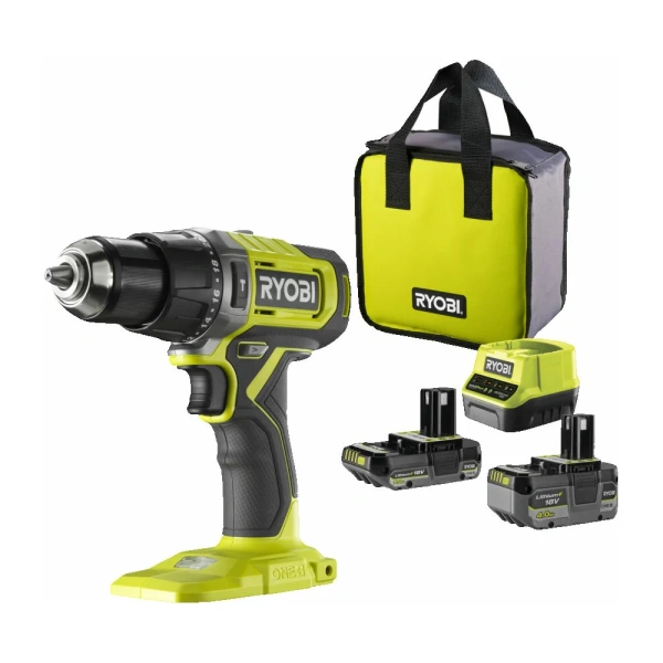 фото ударная дрель-шуруповерт ryobi rpd18-2c42s